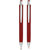 P-4 R Red Colours Click Ball Pen with Silver Finish