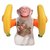 Toyzstation Banana Monkey Musical light jumping skipping Funny Gift toy for Kids