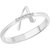 Vidhi Jewels Rhodium and Silver Plated Initial A Alloy  Brass Finger Ring for Women VFR270R