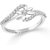 Vidhi Jewels Floral Rhodium Plated Brass Finger Ring for Women [VFR129R]