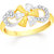 Vidhi Jewels Gold Plated Flowery Diamond Studded Finger Ring for Women & Girls [VFR352G]