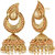 Jewels Guru Exclusive Golden white Earrings