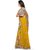 Aaina Yellow Chiffon Embroidered Saree With Blouse