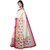 Meia White Bhagalpuri Silk Floral Saree With Blouse