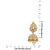 Jewels Guru Exclusive Golden white Earrings     H10