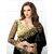 Meia Black Georgette Embroidered Saree With Blouse