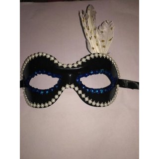 Feather Themed Party Face Mask