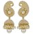 Penny Jewels Studding White Pearls Peacock Contemporary Fashion Designer Jhumki Earring For Women  Girls