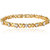 Mahi Gold Plated Brass Alloy With Crystal Single Strand Bracelet For Women BR1100126G