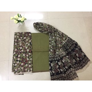 Buy Meha Collections Women s Kalamkari Block Print Cotton Suit