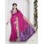Silk India International's Magenta Raw silk saree