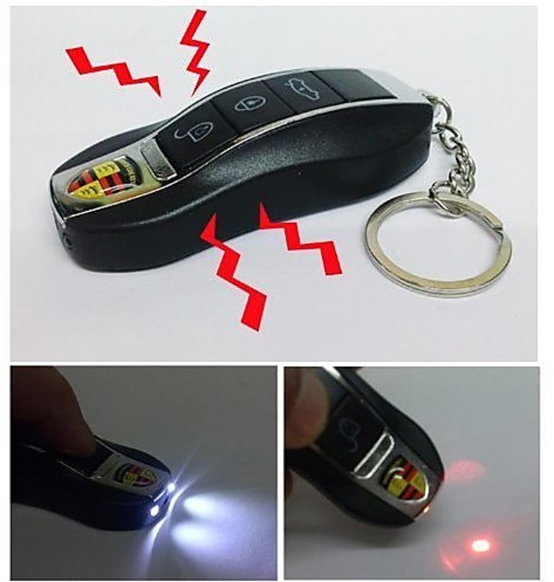 NOWAIT Fake Remote Control Key Car Shock Black Keychain with Laser and LED  Light key 3Pcs Set Gag Toy Gag Toy Price in India - Buy NOWAIT Fake Remote  Control Key Car