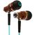 Symphonized NRG 2.0 Wood In-ear Noise-Isolating Headphones with Shield Technology Cable and Mic - Turquoise