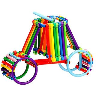 Buy EMIDO Building Toy 480 Pieces Different Shaped Interlocking Plastic Creative Engineering Toys Building Blocks 3D Puzzle Online 2643 from ShopClues