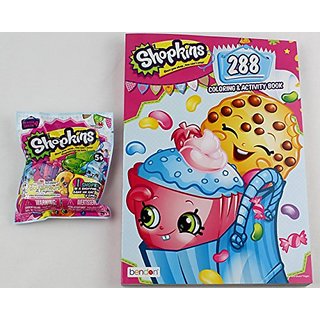 Buy Shopkins Coloring Book And Season 4 Blind Bag Bundle Online @ ₹1560 ...