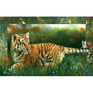 Buy Sunsout Tiger by the Tail 1000-piece Jigsaw Puzzle Online @ ₹2477 ...