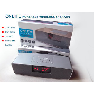 ONLITE PORTABLE WIRELESS SPEAKER Bluetooth Fm Aux Tf Card Bluetooth Speakers