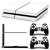 NDAD Protective Vinyl Pure White Hot Skin Decals Cover for Sony PlayStation 4 PS4 Console and 2 PS4 Controller Sticker Skins