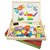 Magtimes Magnetic Board Games Double-face Drawing Board Puzzle Wooden Education Toys, Doodle Easel Multifunction Writing Drawing Toys Board for Kids Dry Erase Board Jigsaw Puzzle Games