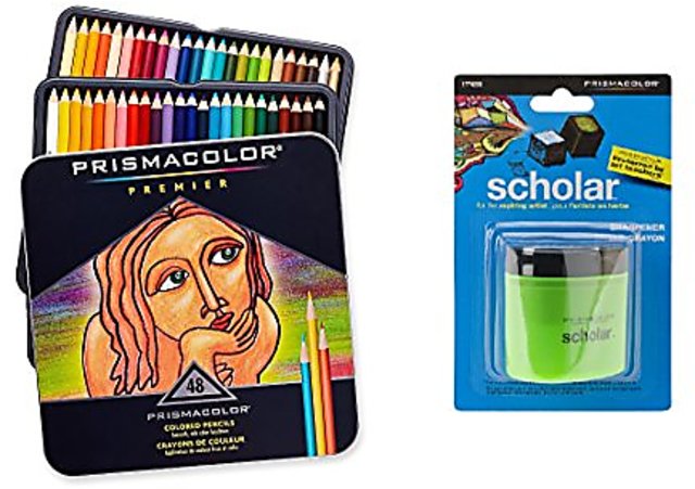 BUNDLE Prismacolor Scholar Colored Pencil Sharpener (1774266) +