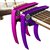 Guitar Capo (2 Pack) for Guitars, Ukulele, Banjo, Mandolin, Bass - Made of Ultra Lightweight Aluminum Metal (1.2 oz!) for 6 & 12 String Instruments - Nordic Essentials, (Pink+Purple)
