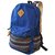 CherishBags Casual Lightweight Canvas Laptop Bag/ Shoulder Bag/ School Backpack/ Work Bag (Blue). Great for kids, College Students and Adults. Unisex (Boys and Girls).