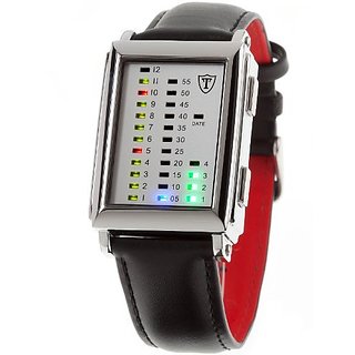 Buy DETOMASO Unisex G 30723R SPACY TIMELINE 1 Binary Trend silber schwarz Digital Display Quartz Black Watch Online 6545 from ShopClues