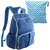 KF Baby Unisex Multi Pocket Travel Backpack Diaper Bag + Wet Dry Bag Value Set