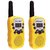 M2cbridge 1 Pair Kids Walkie Talkies 22 Channel 5km-10km 402-467MHz Portable 2 Way Radio Toy Yellow
