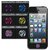 Empire Apple iPhone / MP3 Touch / iPad Home Button Stickers - 6 Multiple Zebra Colors