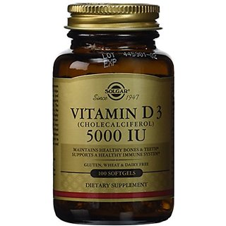 Solgar -Vitamin D3 (Cholecalciferol) 5000 IU 100 Softge