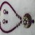 Panash Purple  White Necklace Set