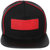 ILU Leather Black Snake Skin Snapback caps Hip hop cap men women boys girls baseball man woman red cap