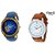 Oura Analog Casual Wear Round Multi-Color Dial Men's Watch Combo-Pack of 2pc