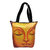 NoVowels Polyster Shopping Bag For Women Gautam Buddha Meditation In Yellow