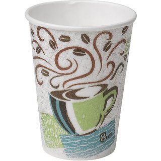 WiseSize Insulated Cup, New Coffee Design, 8 oz Capacity