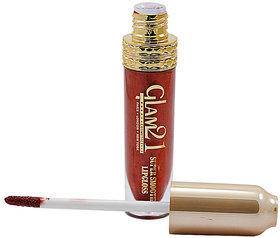 GLAM 21 SUPER SMOOTH LIPGLOSS SILKY EFFECT  With Liner  Rubber Band -HRHH-D2