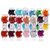 ADS BUDGET COLOR COMBINATION NAIL POLISH 12pcs in 24 Color Free Liner  Rubber B
