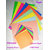 Ziggle Pack Of 20 Origami Paper 20 Pastel Sheets 25 Fluoroscent A4 Paper Sheets
