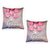 Valtellina Heart Print For Valentine Special Cushion Cover set of 2
