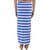 Timbre A Line Ankle Length Striped Skirt - Cotton Fabric - Sizes Available