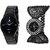 IIK Collction Black and Silaver and  Gold Fency Zulla Analog Watches for Women