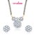 MEENAZ SUNDROPREVERENCE GOLD AND RHODIUM PLATED CZ MANGALSUTRA SET MSPT104