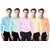 Black Bee Solid Casual Poly-Cotton Shirts pack of 5