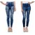 Oleva Blue Skinny Fit With Stretch For Women