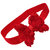 AkinosKIDS Red Elastic Rose Flower Newborn Babygirl Soft Headband