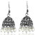 Spargz New Stylish Oxidize Silver White Pearl Jumki Earrings For Wedding  Party AIER 961