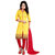 ZHot Fashion Women's Printed Salwar Suit (ZHSSC1104#unstitched dress material)