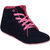 Hansx Women's Black  Pink Smart Casuals Shoes