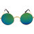 Zyaden Combo of Round And Wayfarer Sunglasses (Combo-136)